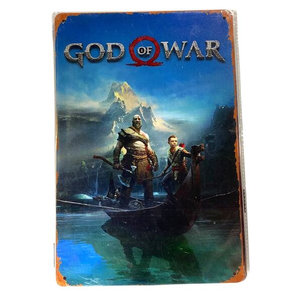 God of War, 8" x 12" Vintage Metal Poster - Picture 3 of 5